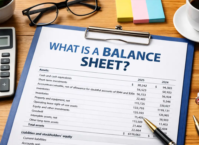 Balance Sheet & Financial Statements
